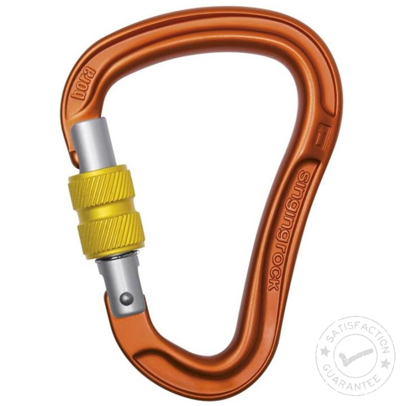 Carabinieră SINGING ROCK Bora Screw orange/yellow