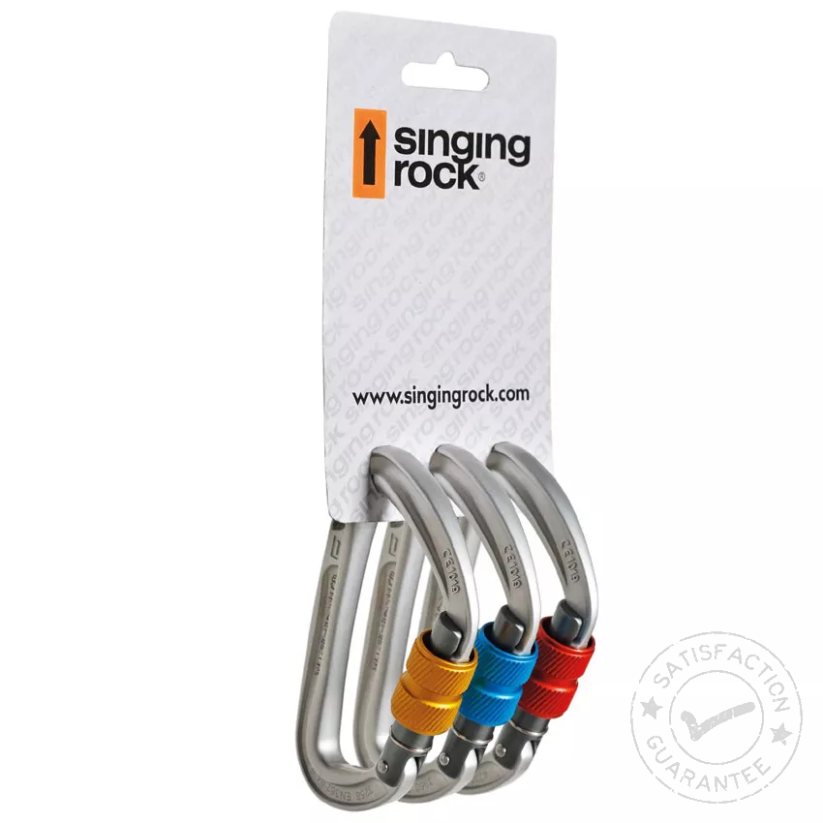 SINGING ROCK Colt Screw 3-Pack - カラビナ