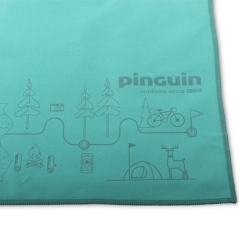 PINGUIN Micro Towel L petrol green