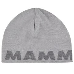 MAMMUT Logo Beanie platinum/granit - Muts