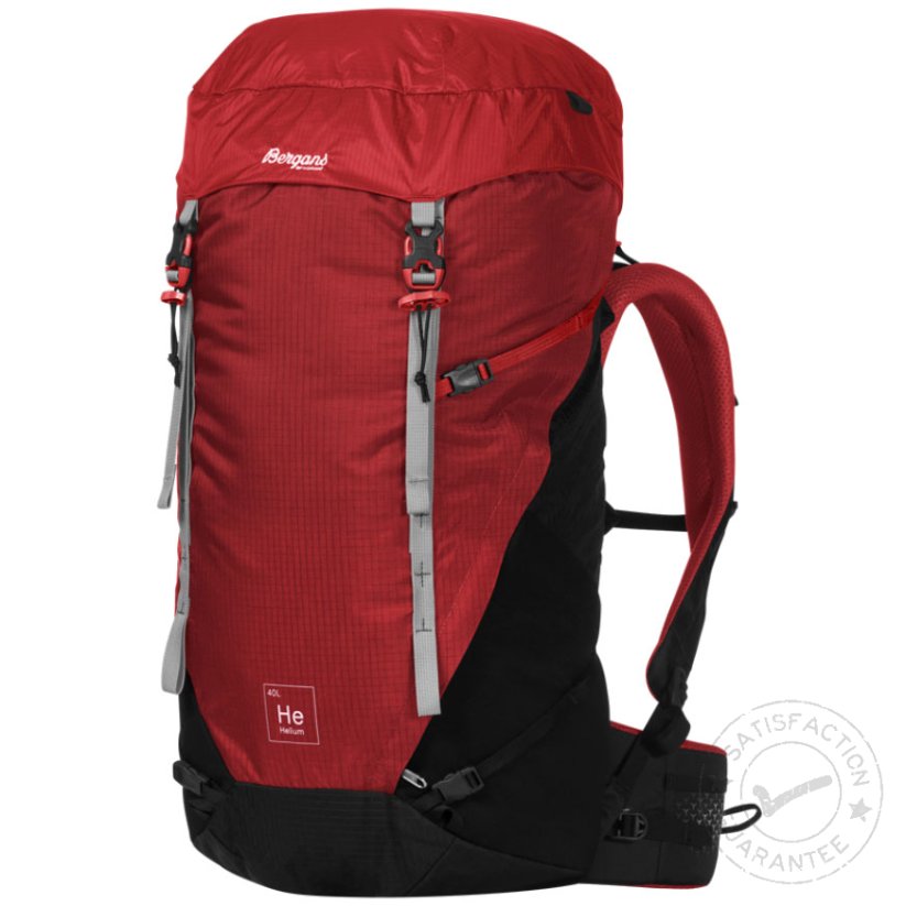 BERGANS Helium V5 40 red sand/black - hátizsák