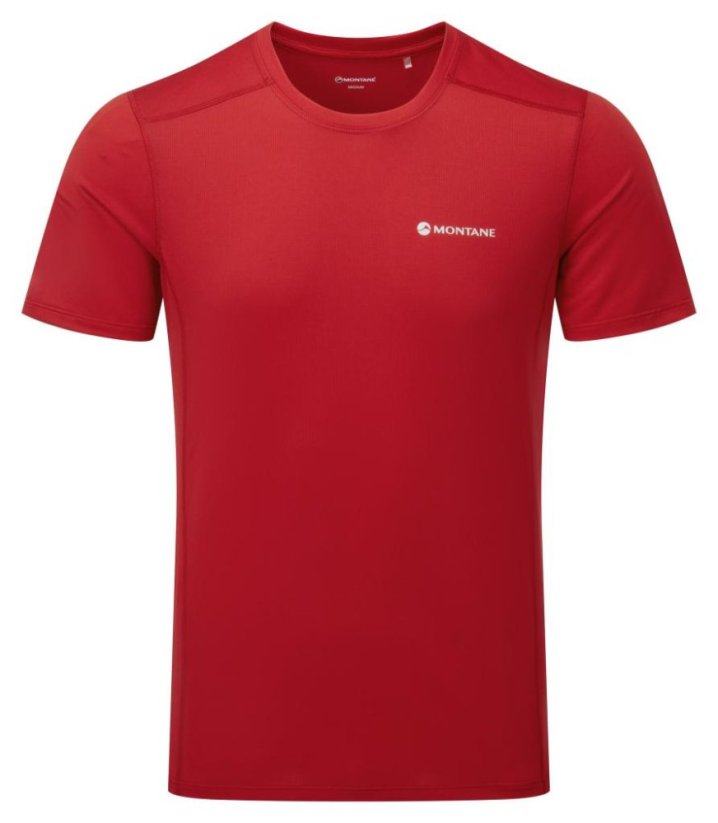 funkčné tričko Montane Dart Lite T-Shirt acer red - Veľkosť: M