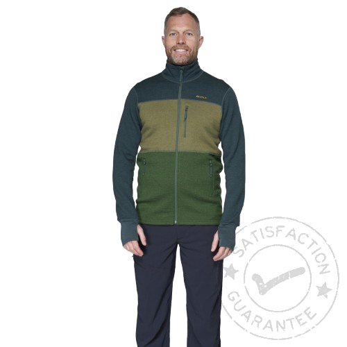 Devold Thermo Wool Jkt Man forest/lichen/woods - Wolljacke