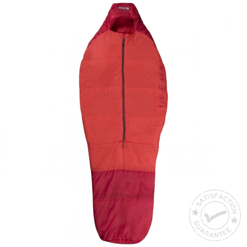 vreća za spavanje BERGANS Trollhetta Synthetic 800 Short fire red/red