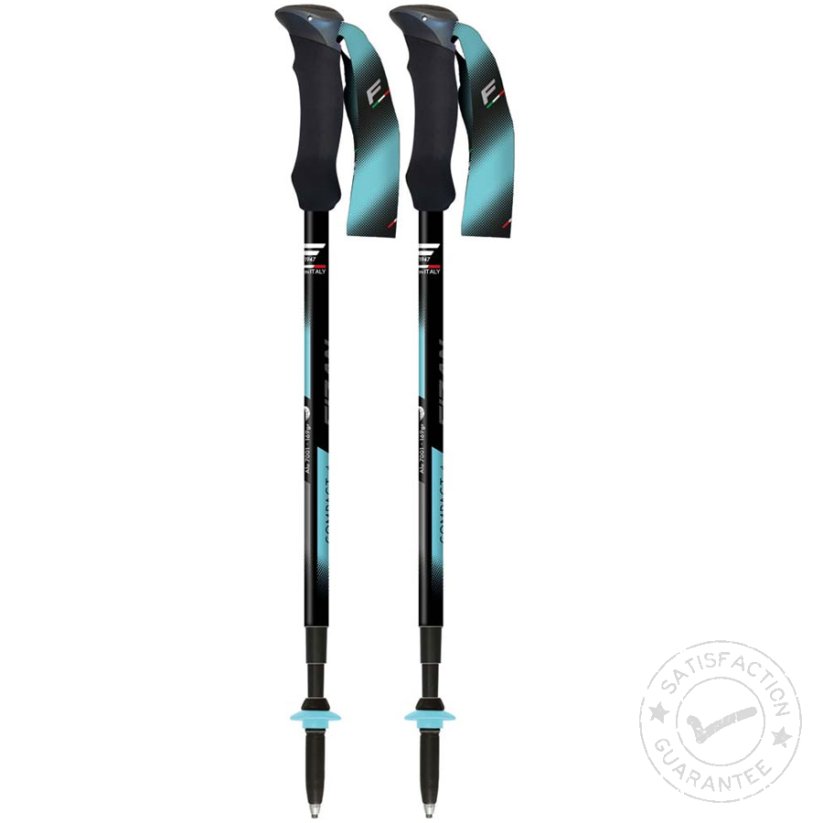 Bastones de trekking FIZAN Compact Tech light blue