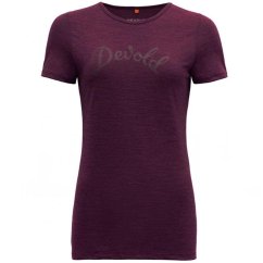 DEVOLD Myrull Merino 130 Tee Woman poppy dark
