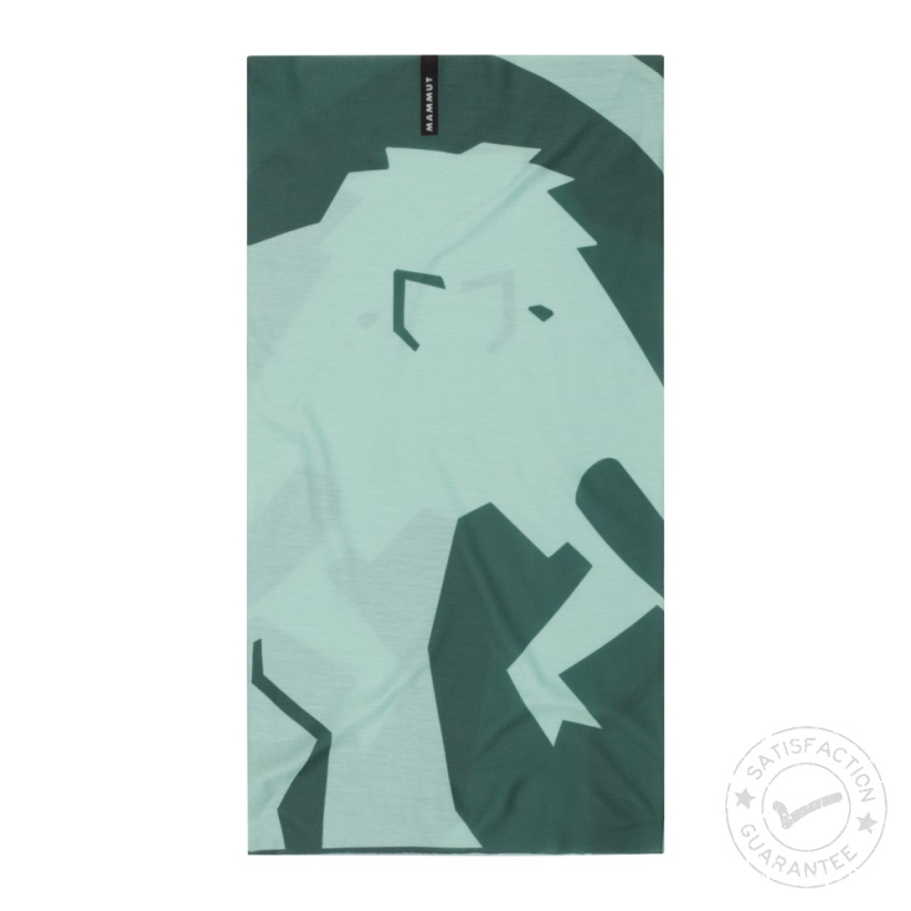 MAMMUT Neck Gaiter Logo dark jade-neo mint