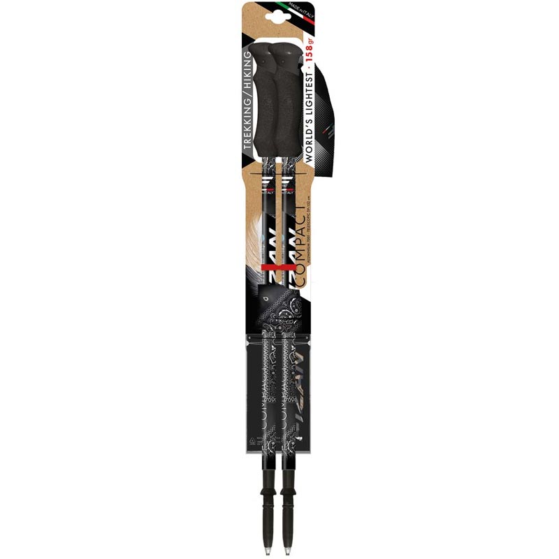 FIZAN Compact MS black - トレッキングポール