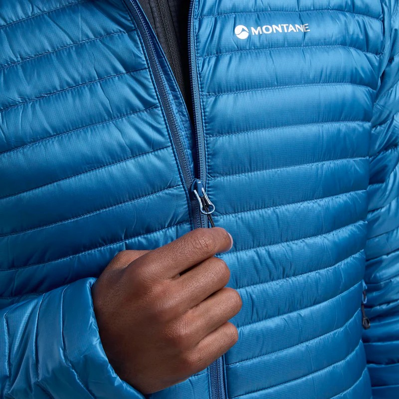bunda Montane Anti-Freeze Lite Hooded electric blue - Veľkosť: S