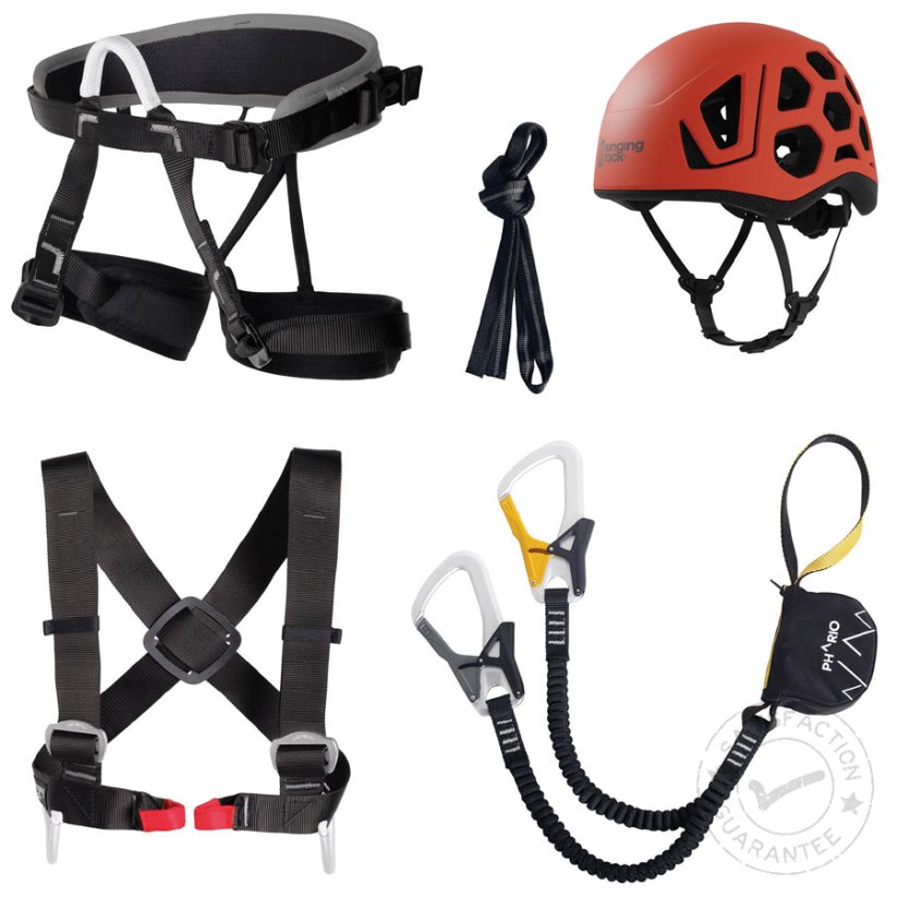 Komplet SINGING ROCK Packet Ferrata EXP II XS/M