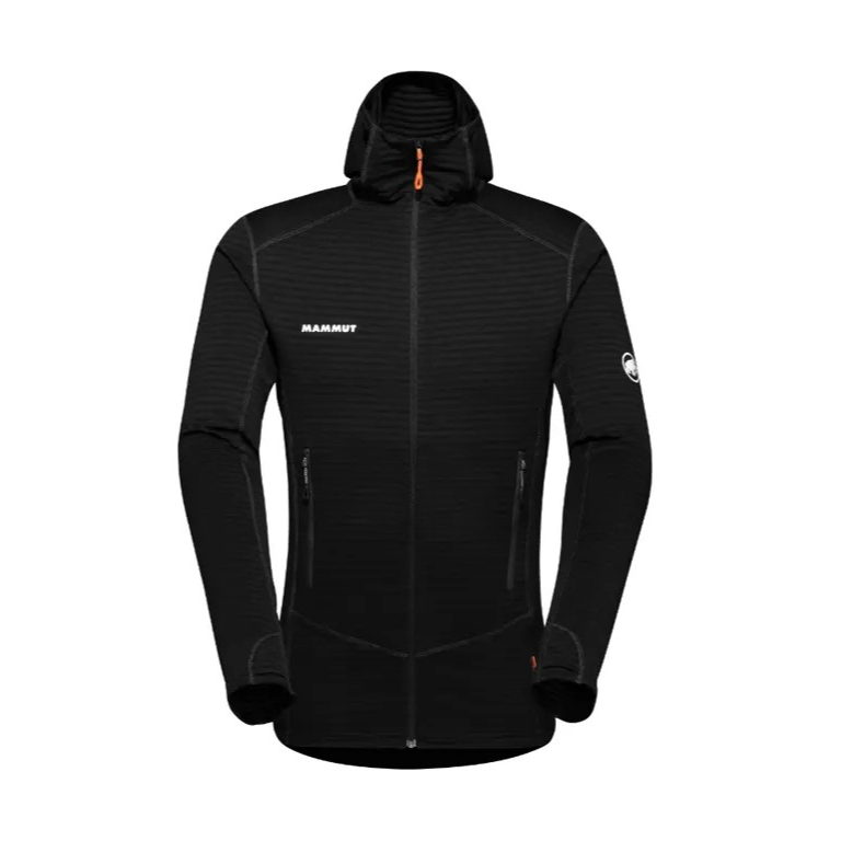 flísová bunda MAMMUT Taiss Light ML Hooded black