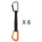 PETZL Spirit Express 17cm 6-Pack - Quickdraws