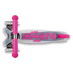 MICRO Mini DeLuxe Flux LED neon pink - Scooter