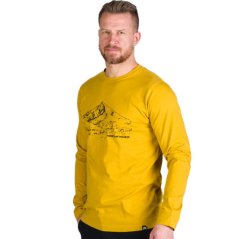 Longsleeve shirt NORTHFINDER Thornton golden yellow