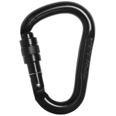 SINGING ROCK HMS Steel Screw Lock black - Karabiner