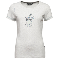 CHILLAZ Saile Flower W grey melange - T-shirt