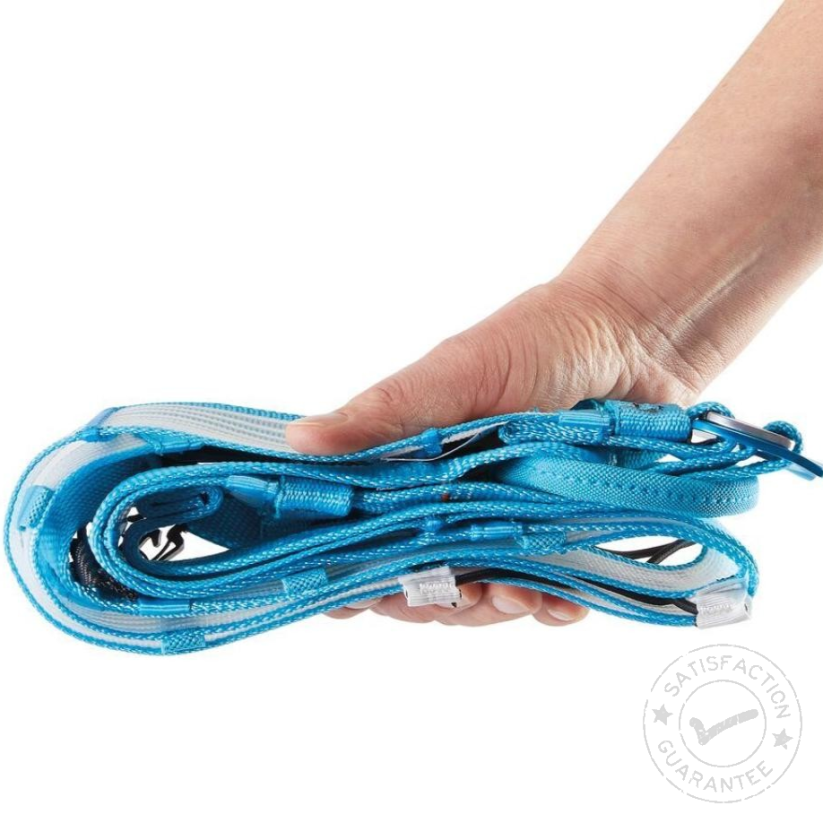 PETZL Altitude white/turquoise - klimgordel