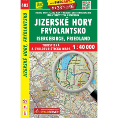 Mapa SHOCart: Jizerské hory, Frýdlantsko 1:40 000