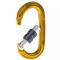 Mosquetón SINGING ROCK Oxy Screw gold