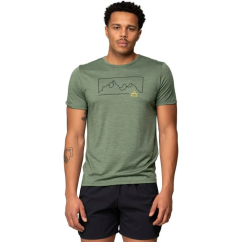 DEVOLD Active Outline Tee Man forest - Camiseta