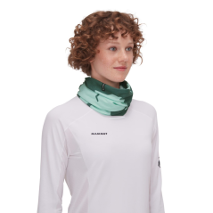 MAMMUT Neck Gaiter Logo dark jade-neo mint - Halstuch