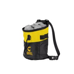 GRIVEL Logo Chalkbag black/yellow