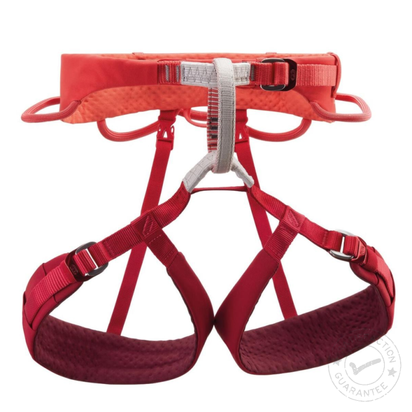 Ham de escaladă PETZL Luna coral red - Dimensiunea hamului: L