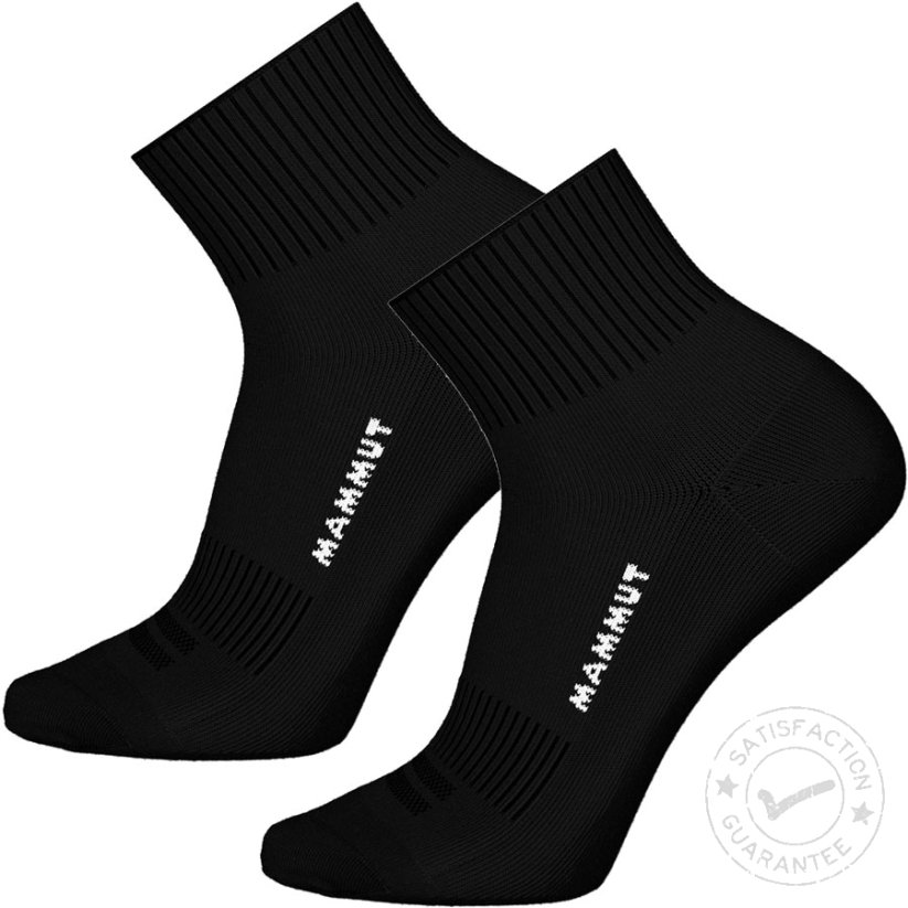 Skarpetki MAMMUT Everyday Quarter Socks 3-Pack black