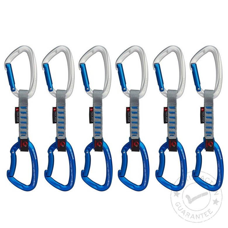 MAMMUT Crag Keylock Indicator 10cm 6-Pack - Quickdraws