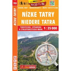 Mapa SHOCart: Nízke Tatry 1:25 000