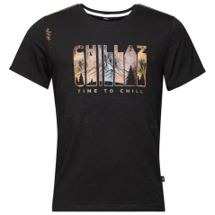 Tricou CHILLAZ Time To Chill black
