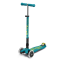 Scooter Micro MAXI Deluxe Foldable LED Petrol green