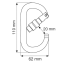 Carabinieră CAMP Oval XL 2Lock green