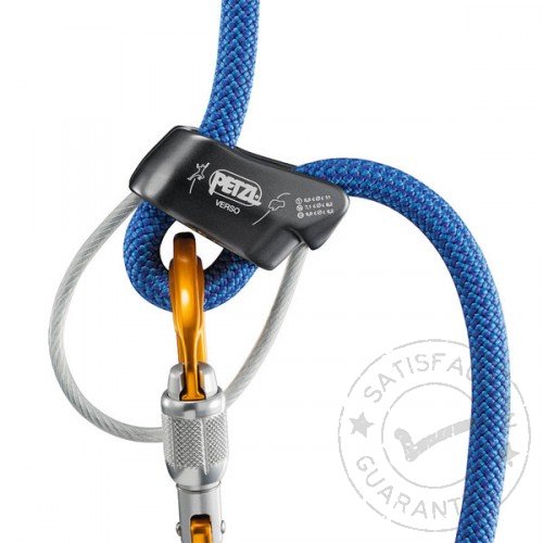 Уред за осигуряване и рапел PETZL Verso grey