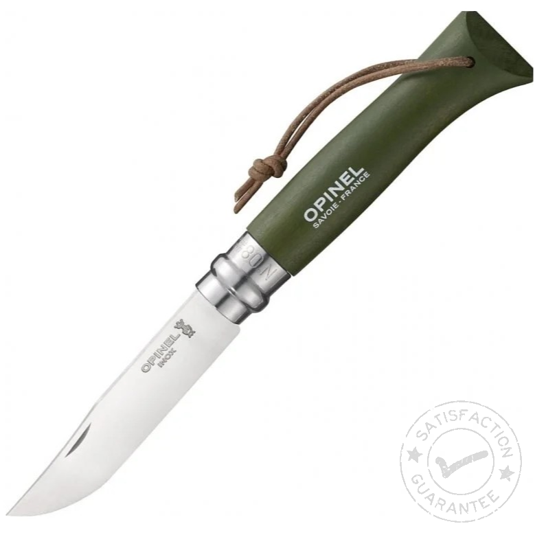 Cuțit de buzunar Opinel VRI N°08 Inox Khaki