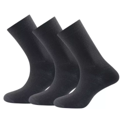DEVOLD Daily Medium Sock 3-Pack noir