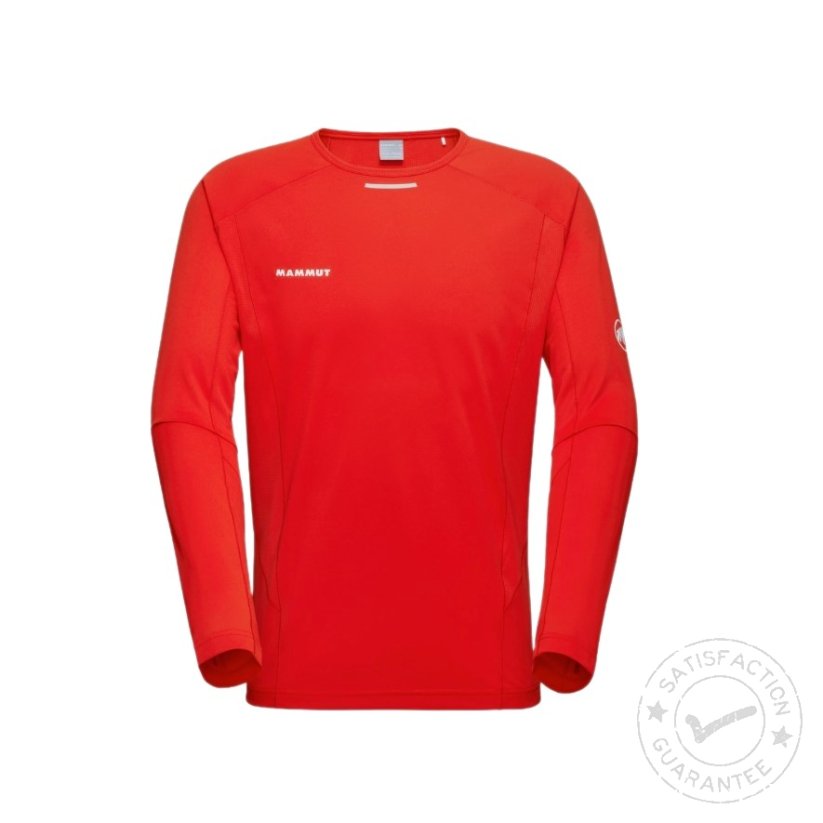 Тениска MAMMUT Aenergy FL Longsleeve Men mammut red