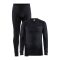 Muško rublje CRAFT Core Dry Baselayer Set black
