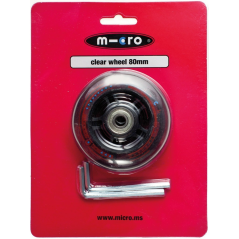 MICRO Wheel 80 mm clear