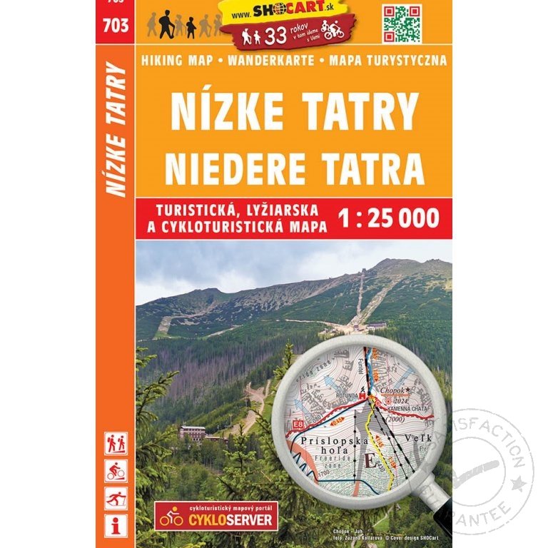 карта SHOCart: Nízke Tatry 1:25 000
