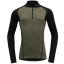DEVOLD Duo Active Merino 205 Zip Neck lichen/caviar