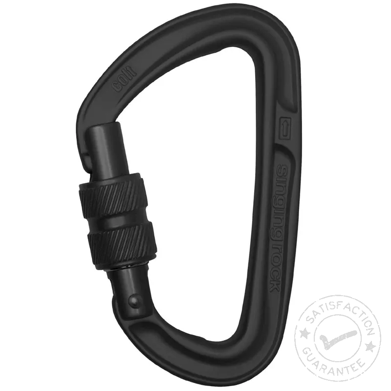 SINGING ROCK Colt Screw black - karabiner s maticom