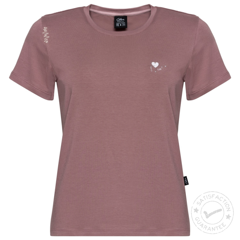 CHILLAZ Iseo Heartbeat To Climb Wine - T-shirt