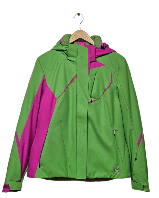 bunda SPYDER Prevail green/pink - Veľkosť: M