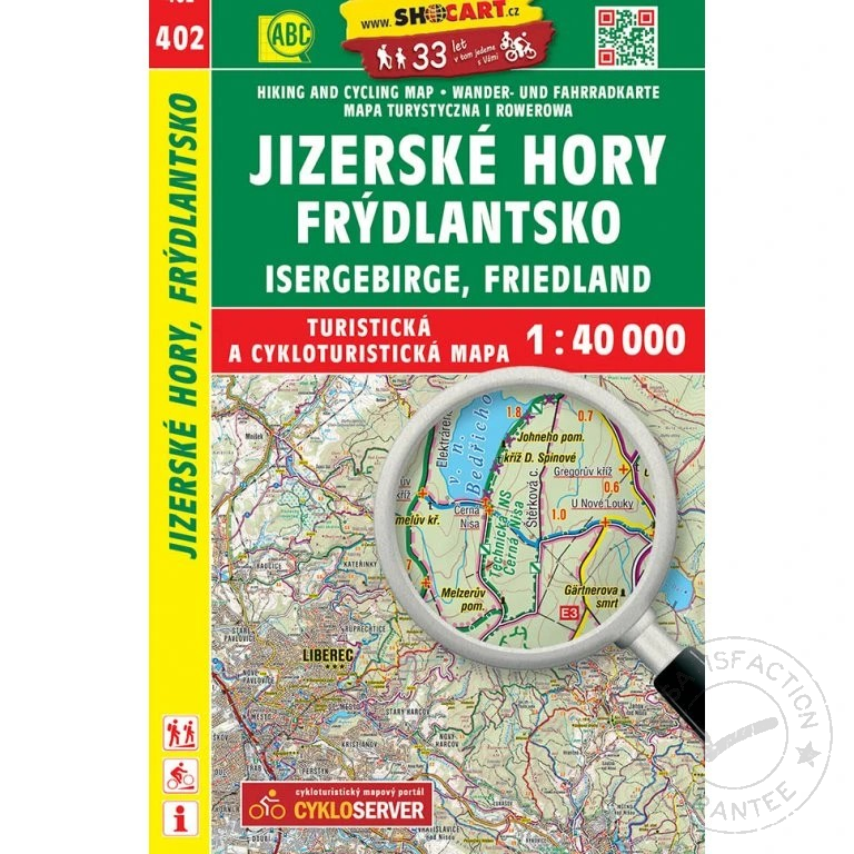 карта SHOCart: Jizerské hory, Frýdlantsko 1:40 000