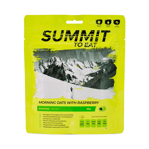 SUMMIT TO EAT - Morning oats with raspberry
