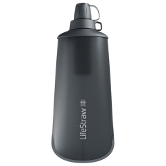 Бутилка с филтър LifeStraw Collapsible Bottle 1L dark mountain grey