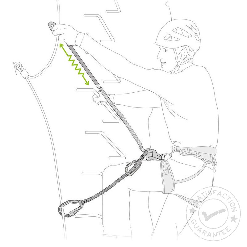 PETZL Scorpio Vertigo - trossiraja/via-ferrata komplekt