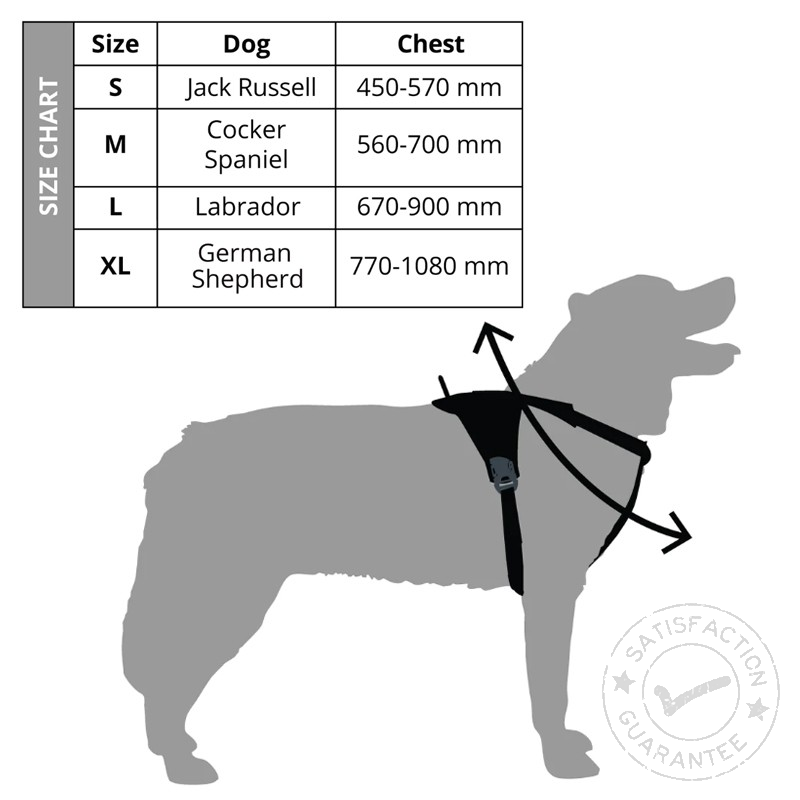 Mountain Paws Dog Harness S red - kutyahám