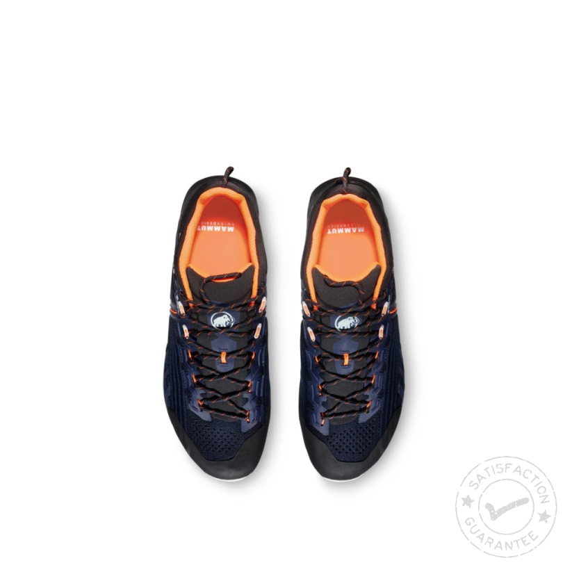 boty MAMMUT Alnasca Knit III Low GTX marine-black